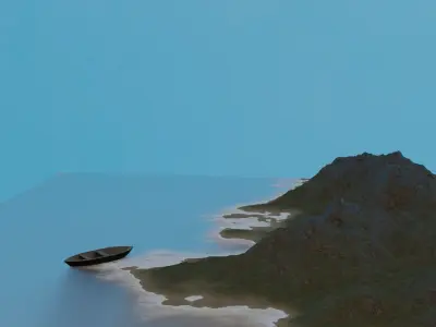 Old Boad 3D model