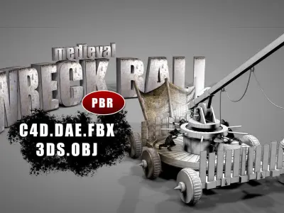 Medieval Wrecking Ball 3D model