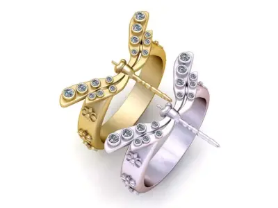  3d model jewelry ring pendant 3D print model