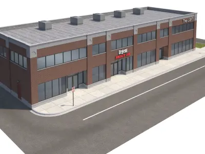 Commercial-030 Office Building 3D model