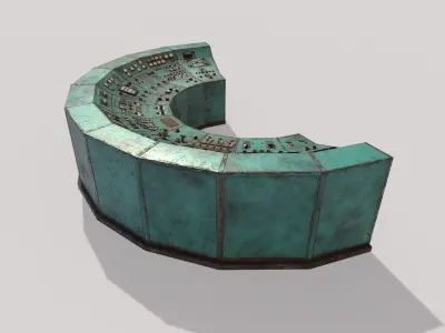 Old Control Panel 3D model