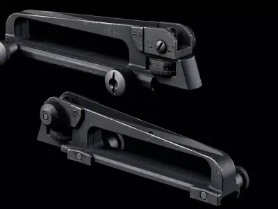M4 - Carrying Handle Low-poly 3D model