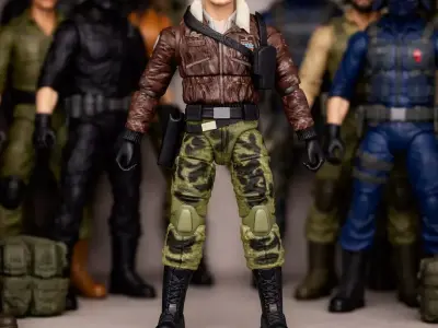 G I Joe Classified General Clayton Hawk Abernathy Low-poly 3D model