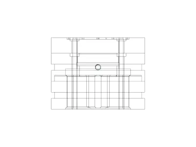 extrusion die 3D model