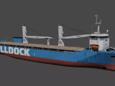 Heavy Load Carrier  Low-poly 3D model