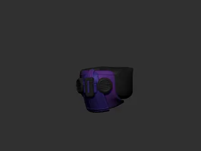 helmet high poly sculpt 3d printable ver 7 3D model 3D model