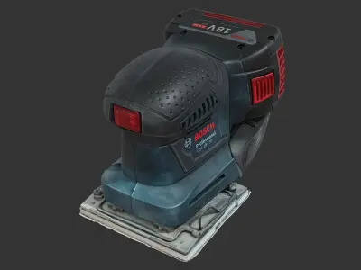 Bosch GSS Cordless Orbital Sander RAW Scan 3D model