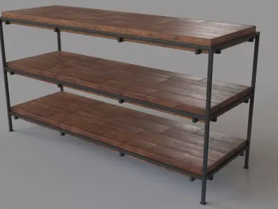 Barton 60  Media Console 3D model