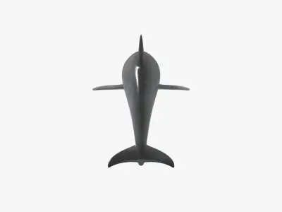 Dolphin sea ocean animal 3d model Low-poly 3D model