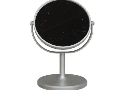 Table Mirror Free low-poly 3D model