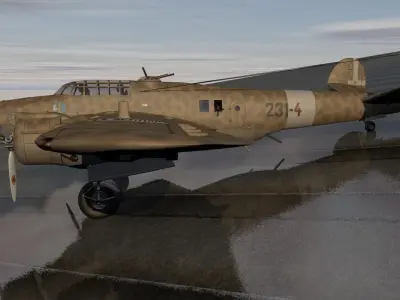 CANT Z-1007 bis-B Alcione 3D model