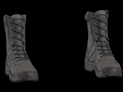 Tactical boots Low-poly 3D model purchase