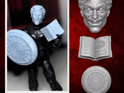 Cristal Ball Fan Art Kit 3D printable File For Action Figures 3D print model