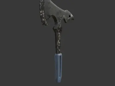 Fantasy Battle Axe - Optimized and UV Unwrapped 3D Model FREE Free low-poly 3D model
