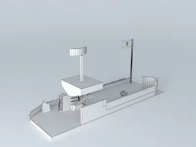 Israeli navy war memorial Free 3D model