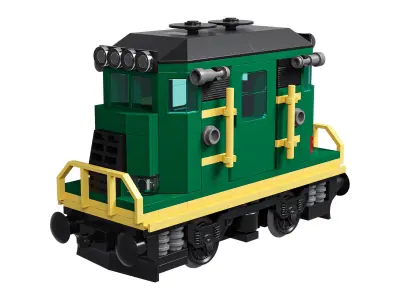 Train Mini Diesel-Electric Extinguisher Class E 3D model