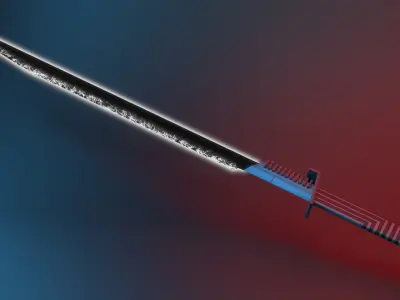 Mandalorian Dark Saber 3D model