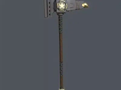 3D Ax axe Free low-poly 3D model