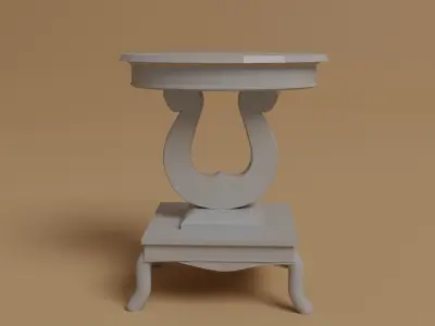 Porcelain Living room table Free 3D model