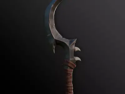 Stylized Sword Dagger  Low-poly 3D model