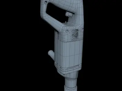 Drill Low Poly SM Low-poly 3D model