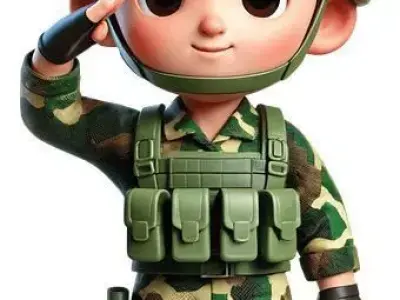soldier military 3D model