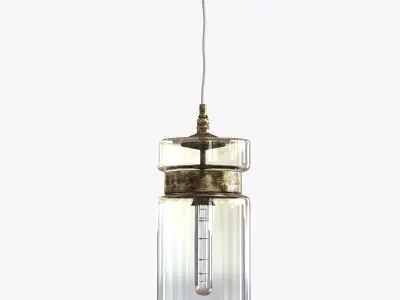 arteriors Garrison Cylindrical Pendant 3D model