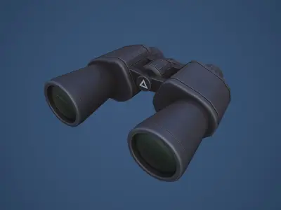 Stylized Binoculars Low-poly 3D model