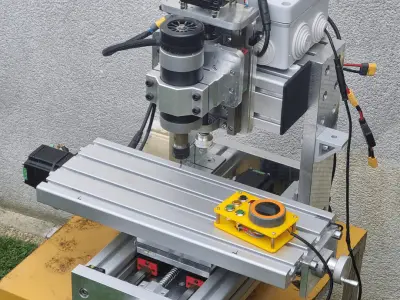 Heavy duty bench milling machine 3D model