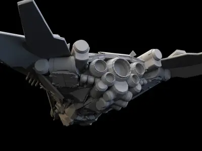 Spaceship ASTRA 3D model
