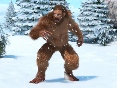 Sasquatch Rigged Fur 
