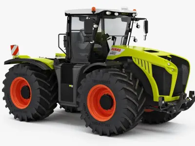 Claas Xerion 5000 Farm Tractor 3D model
