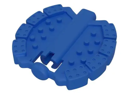 Kids bike pedals 3D model