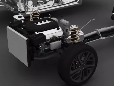 Car Frame02 3D model