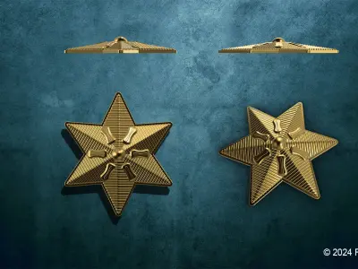 Swiss Army Star 3D model