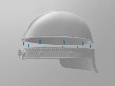 Game of Thrones Unsullied Helmet 3D print model