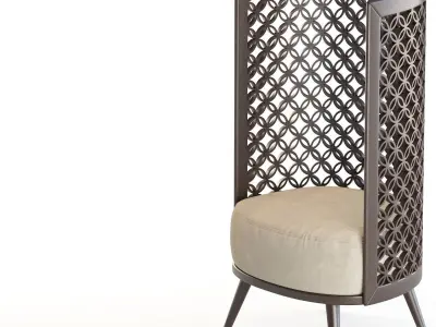 ARABESQUE MODERN HIGH BACK 3D model