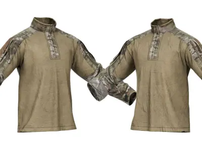 CRYE PRECISION G3 ALL WEATHER COMBAT SHIRT Low-poly 3D model