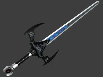 Black Sword 3D model