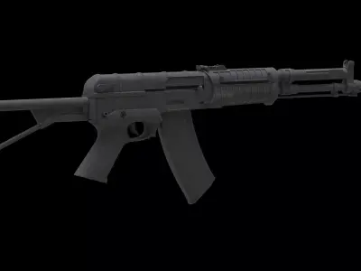 AEK 971 Low Poly Low-poly 3D model
