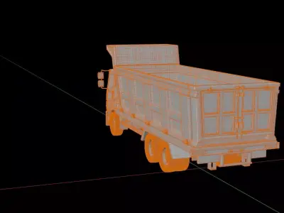 Mitsubishi Fuso Super Great Dump Truck 3D model