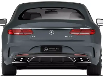 Mercedes-Benz S63 AMG Coupe 2015 3D model