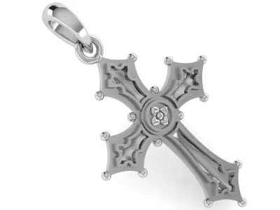 CROSS PENDANT CR181 3D print model