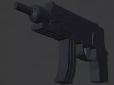scorpion gun Free low-poly 3D model