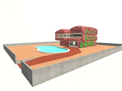 train eater home  Low-poly 3D model