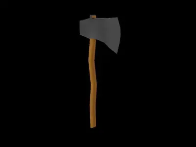 Axe Low-Poly Low-poly 3D model