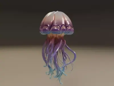 jellyfish 3D print model get
