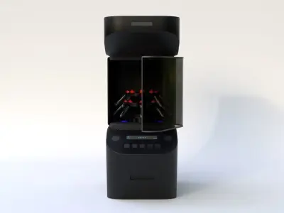 Centrifuge Low-poly 3D model