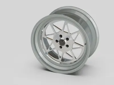 Wheelie tuning rims kooper 3D model