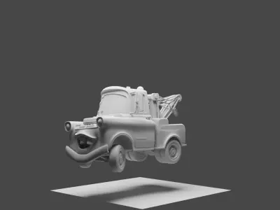 Stylized Tow Truck-Mater Inspired 3D Printable Model 3D print model